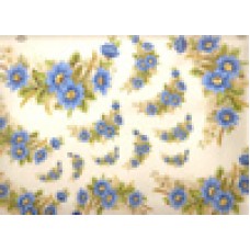Ref. 78230 -  DECALQUE FLOR AZUL ESCURO 1458